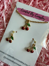 Load image into Gallery viewer, Cherry Jewellery Set
