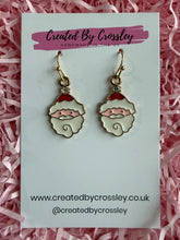 Load image into Gallery viewer, Santa Claus Charm Earrings
