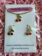 Load image into Gallery viewer, Cherry Jewellery Set
