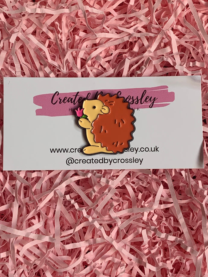 Hedgehog Pin Badge