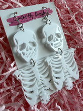 Load image into Gallery viewer, Large Skeleton Charm Earrings
