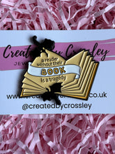 Load image into Gallery viewer, Dragon Book Pin Badge
