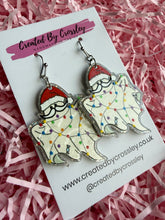 Load image into Gallery viewer, Festive Ghost Charm Earrings
