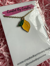 Load image into Gallery viewer, Lemon Charm Necklace
