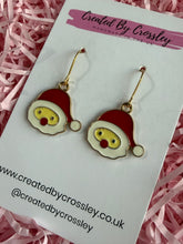 Load image into Gallery viewer, Santa Claus Charm Earrings
