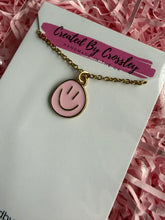 Load image into Gallery viewer, Happy Face Charm Necklace
