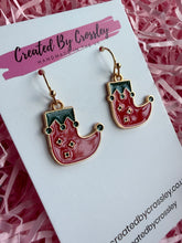 Load image into Gallery viewer, Elf Boots Charm Earrings
