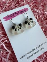 Load image into Gallery viewer, Panda Bear Charm Earrings

