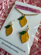 Load image into Gallery viewer, Lemon Jewellery Set
