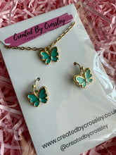 Load image into Gallery viewer, Mini Blue Butterfly Jewellery Set
