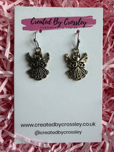 Load image into Gallery viewer, Detailed Angel Charm Earrings
