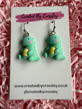 Load image into Gallery viewer, Dinosaur Charm Earrings
