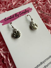 Load image into Gallery viewer, Dainty Paw Charm Earrings
