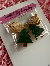 Load image into Gallery viewer, Tree Clip On Earrings
