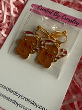 Load image into Gallery viewer, Gingerbread Man Clip On Earrings
