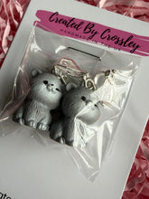 Load image into Gallery viewer, Chunky Cat Clip On Earrings
