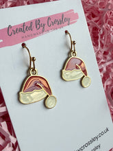 Load image into Gallery viewer, Santa Hat Charm Earrings

