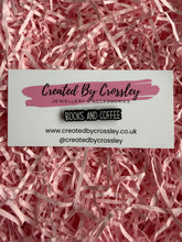 Load image into Gallery viewer, “Books And Coffee” Pin Badge
