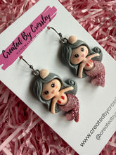 Load image into Gallery viewer, Mermaid Charm Earrings
