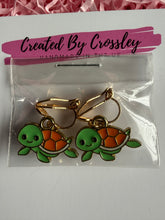Load image into Gallery viewer, Turtle Clip On Earrings
