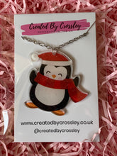 Load image into Gallery viewer, Large Penguin Charm Necklace
