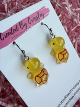 Load image into Gallery viewer, Turtle Charm Earrings
