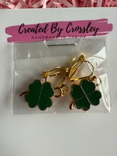 Load image into Gallery viewer, Four Leaf Clover Clip On Earrings
