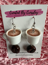 Load image into Gallery viewer, Coffee Charm Earrings
