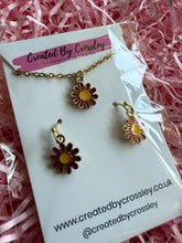 Load image into Gallery viewer, Red Flower Jewellery Set
