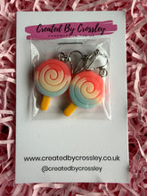 Load image into Gallery viewer, Colour Fade Lolly Clip On Earrings
