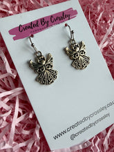 Load image into Gallery viewer, Detailed Angel Charm Earrings
