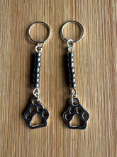 Load image into Gallery viewer, Paw Print Hearing Aid Charms
