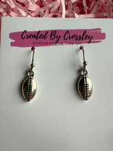 Load image into Gallery viewer, Rugby Ball Charm Earrings
