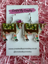 Load image into Gallery viewer, Cowboy Cow Charm Earrings
