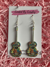 Load image into Gallery viewer, Guitar Charm Earrings
