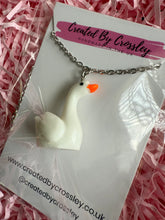 Load image into Gallery viewer, Swan Charm Necklace

