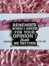 Load image into Gallery viewer, Funny Opinion Quote Pin Badge
