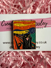 Load image into Gallery viewer, Cat Painting Pin Badge
