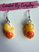 Load image into Gallery viewer, Turtle Charm Earrings
