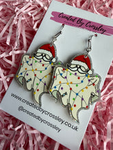Load image into Gallery viewer, Festive Ghost Charm Earrings
