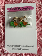 Load image into Gallery viewer, Turtle Clip On Earrings
