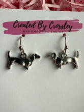 Load image into Gallery viewer, Dachshund Dog Charm Earrings
