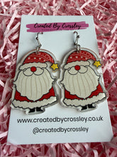 Load image into Gallery viewer, Santa Gonk Charm Earrings
