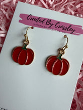 Load image into Gallery viewer, Pumpkin Charm Earrings
