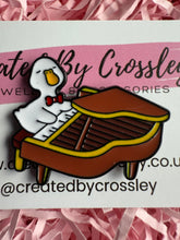 Load image into Gallery viewer, Piano Duck Pin Badge

