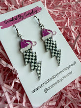 Load image into Gallery viewer, Festive Lightning Charm Earrings
