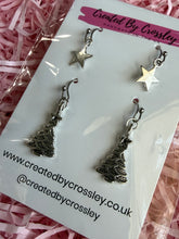 Load image into Gallery viewer, Star Tree Earring Duo
