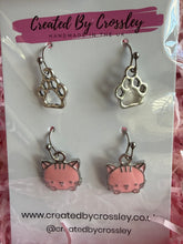 Load image into Gallery viewer, Cat Paw Earring Duo
