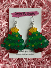 Load image into Gallery viewer, Large Christmas Tree Charm Earrings
