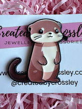 Load image into Gallery viewer, Otter Pin Badge
